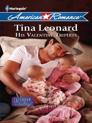 cover image of His Valentine Triplets